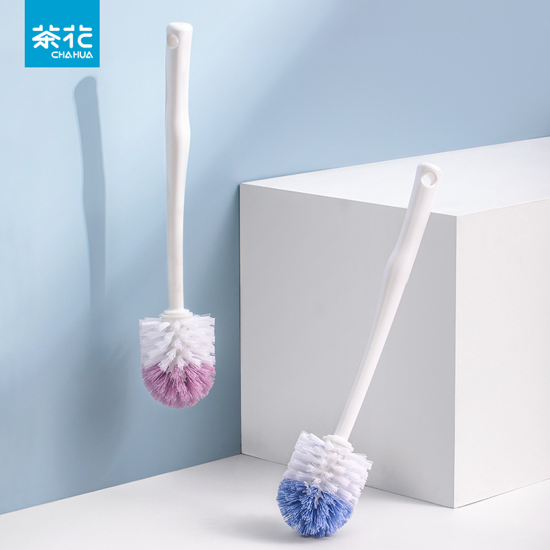Camellia Spherical Toilet Brush Set Without Dead Ends for Toilet Cleaning Long Handle Soft Hair Toilet Brush Home Bathroom Cleaning