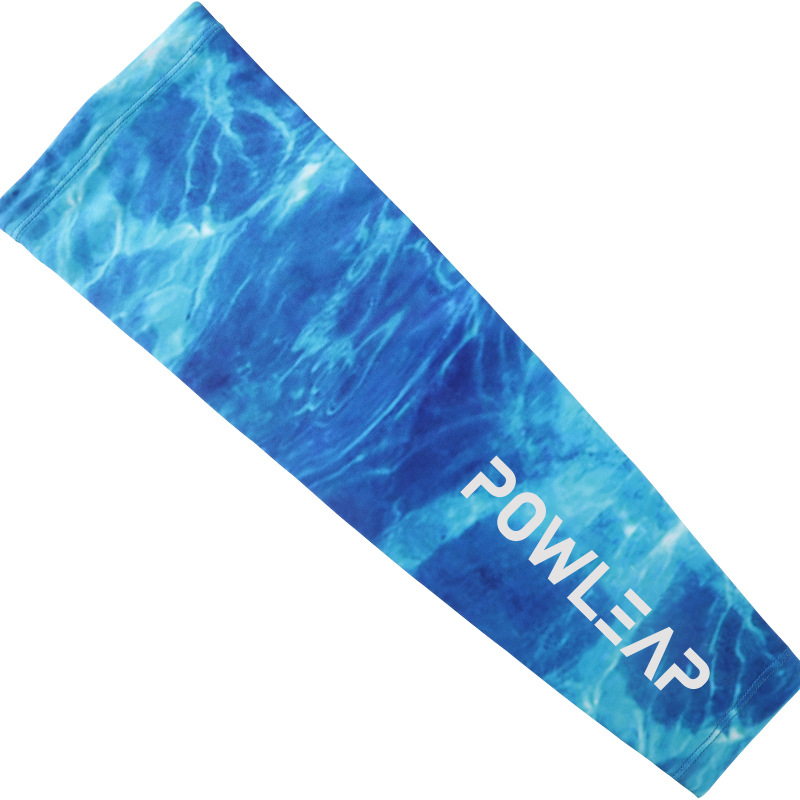 夏季防晒冰袖冰丝手袖运动骑车开车冰感防晒冰袖半指连指袖套批发