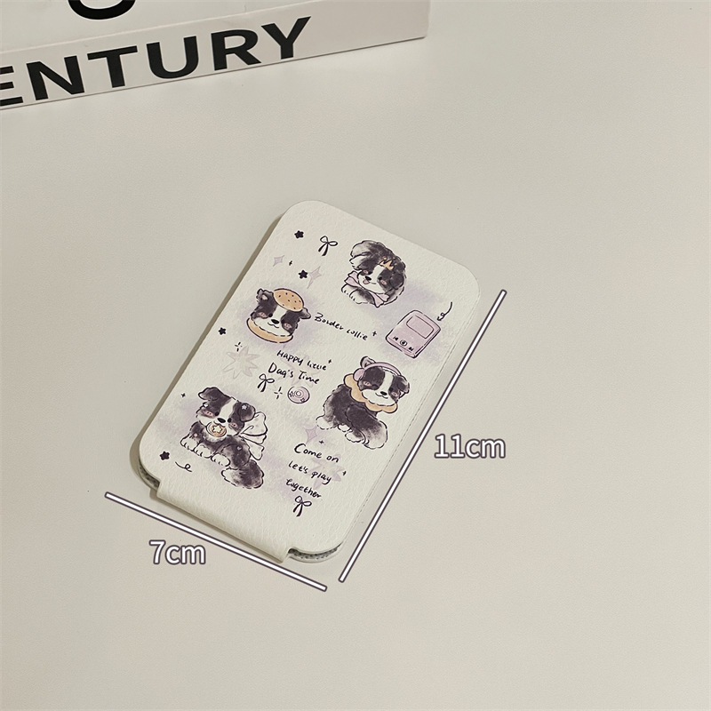 Espejo plegable de oficina, espejo portátil, dormitorio, hermoso espejo de maquillaje de escritorio.