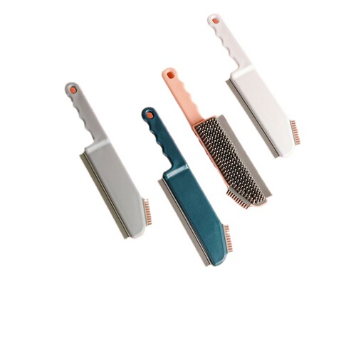 Kitchen and Bathroom Countertop, Floor, Window Silicone Multi-Function Cleaning Brush, Gap Brush, Scraper Brush, Three-in-One Cleaning Brush