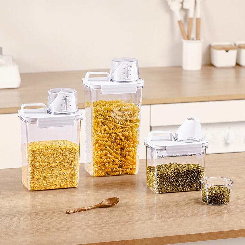 密封缶穀物乾物保存箱穀物穀物食品保存保存缶キッチン防湿密封箱|undefined