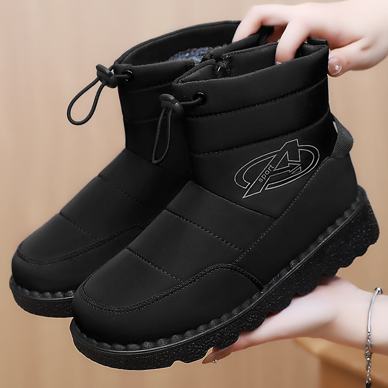 Zapatos de algodón zapatos de mujer de poliuretano botas de alto perfil botas de algodón transfronterizas botas de nieve cálidas de mujer
