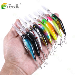 HENGJIA/Hengjia 10cm Plastic Fish Lure 9g Minnow Bionic Hard Baits 6# Strong Hook Casting Lure