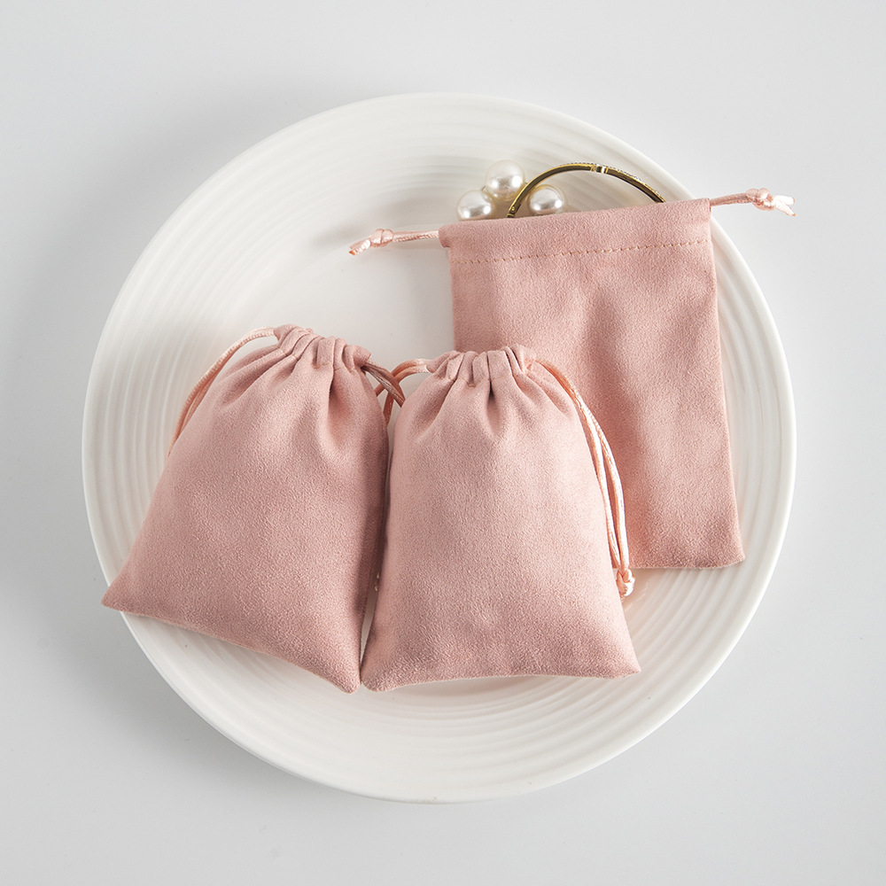 1 Pièce Chiffon Style Simple Du Quotidien Couleur Unie Sacs D'emballage Bijoux display picture 5