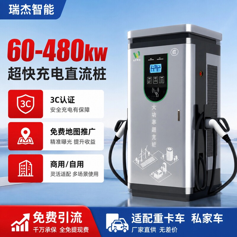 New Energy Electric Vehicle Charging Stations 60/120/160Kw Dc Fast Charging Commercial Charging Stations Heavy-Duty Vehicle Charging Stations