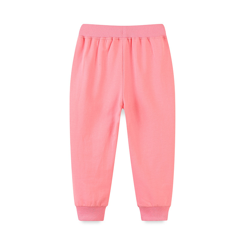 26 otoño nuevos pantalones infantiles estilo europeo y americano Navidad bordado pantalones de chicas pantalones deportivos de moda para niños image 5