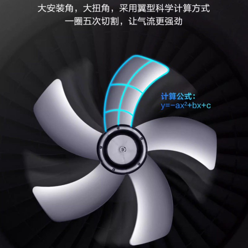 Ventilador eléctrico de piso a techo cuidadosamente seleccionado, viento doméstico, gran silencio, dormitorio de oficina de gran angular vertical de 16 pulgadas, ventilador de piso que sacude la cabeza