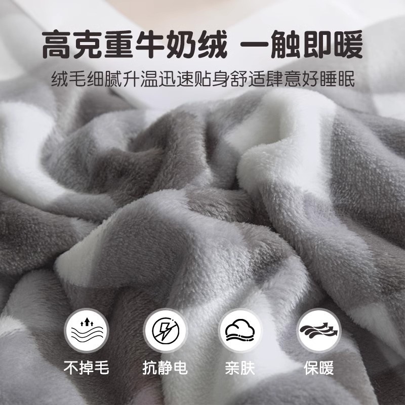 Sábanas de vellón de leche de una sola pieza de invierno más vellón de franela gruesa vellón de coral dormitorio individual traje de tres piezas 2024