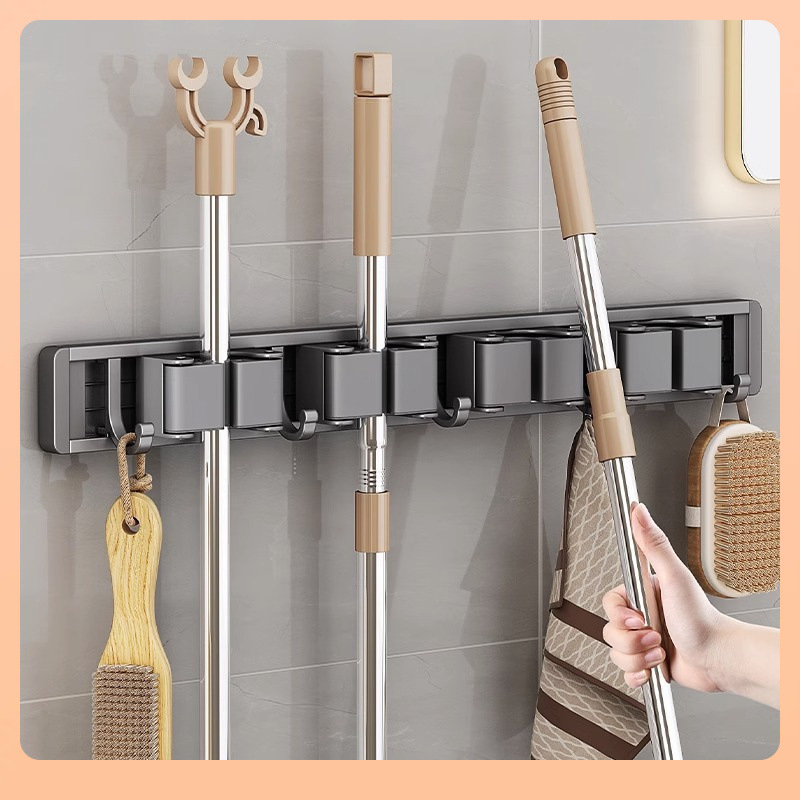 ✅The manufacturer supplies wall-mounted clip hooks without punching…