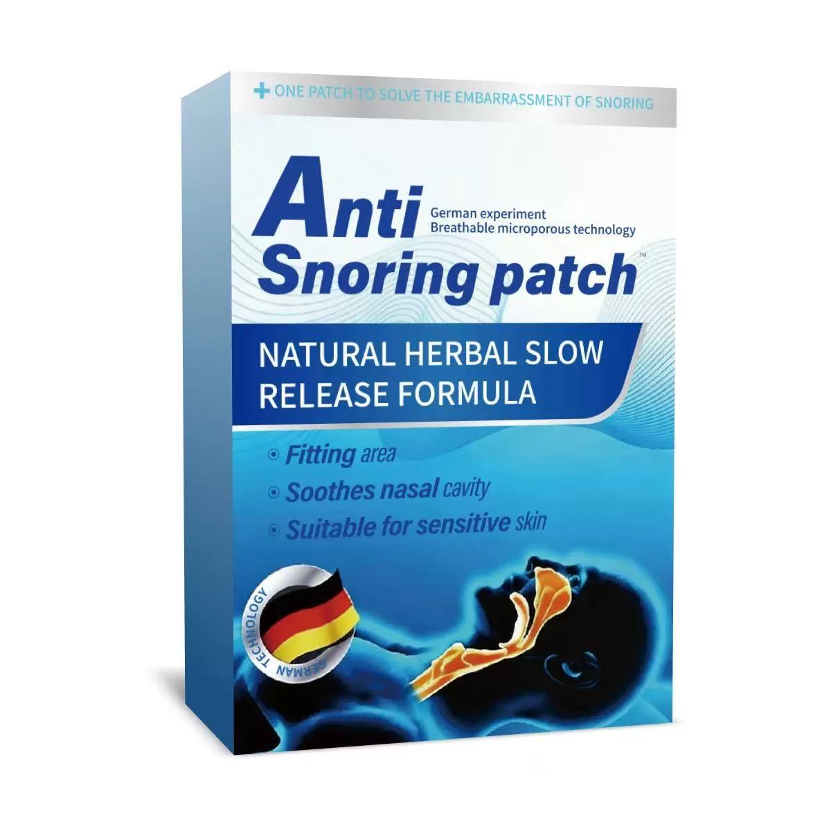 Moxa Sleep and Snore Relief Patch Nanyang Mugwort Breathing Support Sticker 12 Patches Per Box in use
