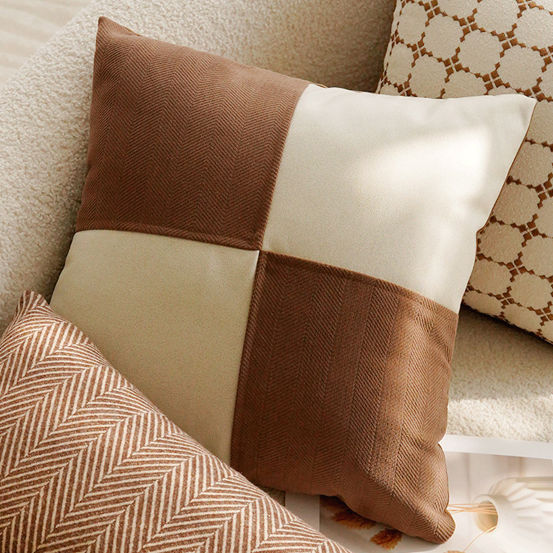 Cojín de cama larga marroquí, almohada lumbar, sofá de sala de estar estilo retro Maillard, funda de almohada con flecos largos, con núcleo image 18