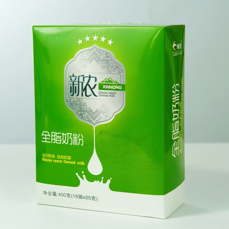 400g boxed Xinjiang Xinnong full-fat milk powder for women, middle-aged and elderly adults, pure milk, baked pure milk powder