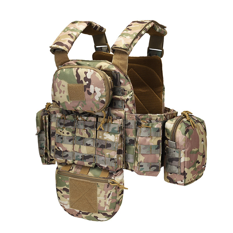 Multifuncional ventilador resistente al desgaste al aire libre chaleco táctico molle sistema expandible chaleco táctico