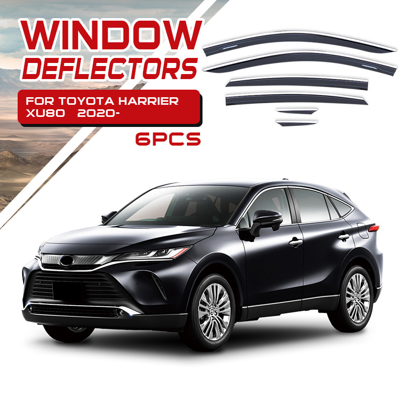 Tenxinrui es adecuado para Toyota lingfang weiling coche modificación cara frontal galvanoplastia ventana de ajuste lluvia protección ceja Accesorios