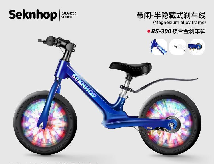 Coche de equilibrio para niños sin pedal 2 - 8 años de patineta para bebés 2 en 1 14 pulgadas caminantes al por mayor scooter