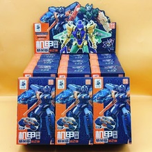 男孩趣味机甲联盟变形机器人盲盒儿童玩具模型机构礼品摆地摊批发
