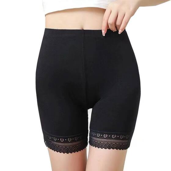 Factory wholesale modal safety pants high waist three-point large size anti-light not curling leggings foreign trade hot