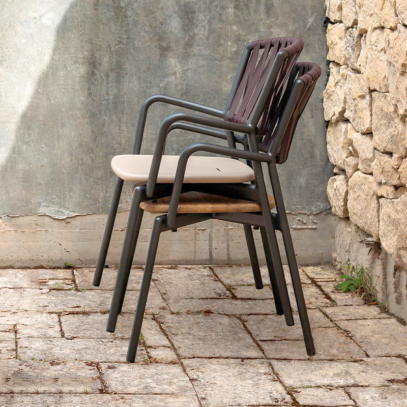 Al Aire Libre mesa y silla patio Villa jardín al aire libre balcón mesa de café Silla de ratán conjunto de tres piezas Internet celebridad ocio al aire libre silla combinación
