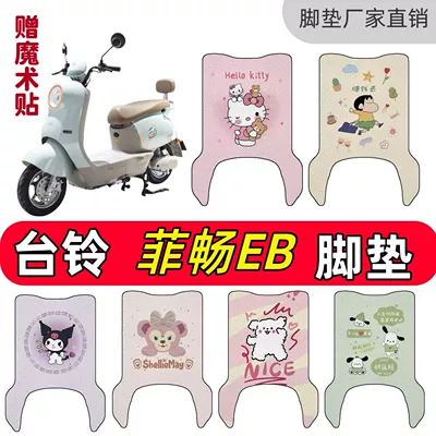 Tailing Feichang Eb Electric Vehicle Special Wire Loop Wear-Resistant Electric Vehicle Foot Mat Feichang Eb Foot Mat Waterproof and Non-Slip