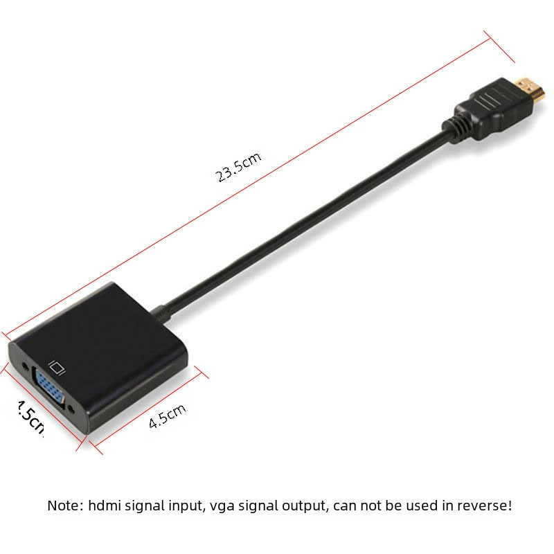 Заводская пометка HDTV в VGA HD HD-про-адаптер аудио и видео конвертер HD кабель HDTV в VGA