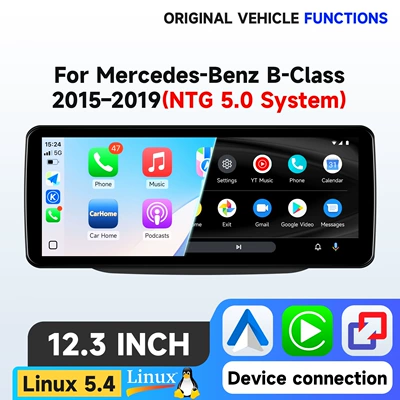 12.3inch Suitable for DVD Navigation - 123inch-linux-system-ntg-50-compatible-with-mercedes-benz-b-class-50-2015-19