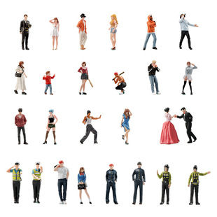 1:64΢�ĔzӰ���²�ɫС�˷����֬��ż�ϼ�ɳ�Pģ�����w��Ʒ�[��