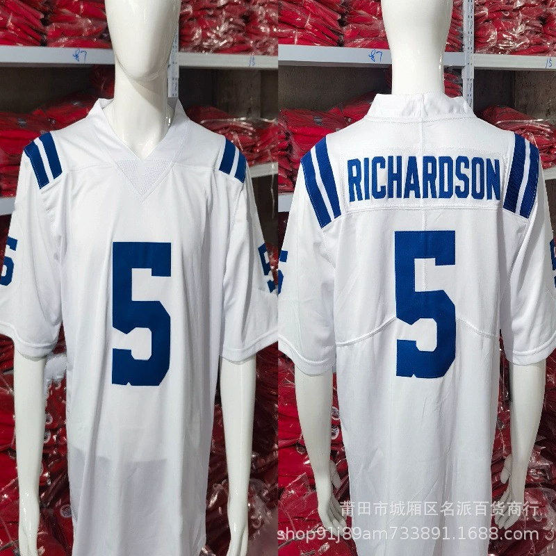 Футболка НХЛ колец Colts 28#5#56# NFL модель оптовая поставка из-за рубежа одно поколение футбольной формы