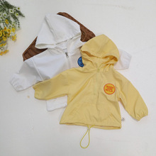 韓版小童秋季新品亮色套頭防風連帽衛衣嬰幼童男女寶寶長袖外套