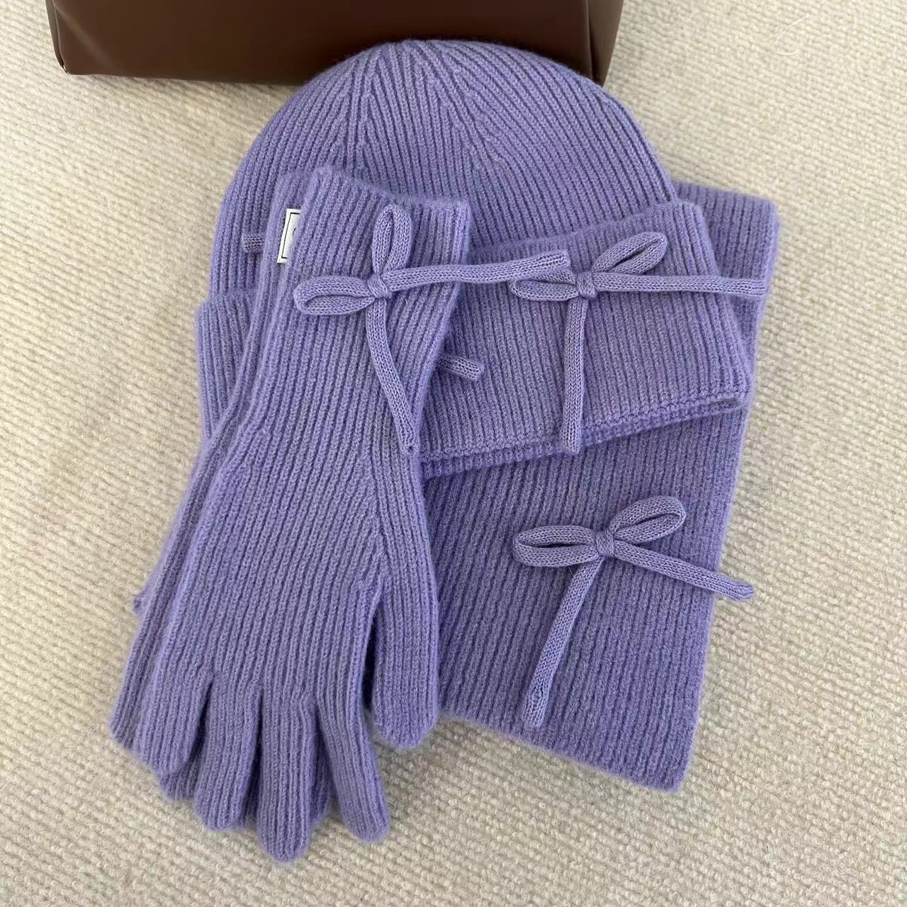 나비넥타이 3종세트-보라색