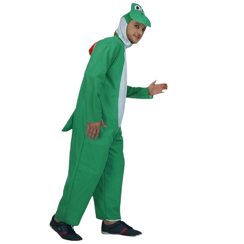 Halloween adulto hombres grandes parodia dinosaurio traje etapa traje ropa de fiesta traje Cosplay