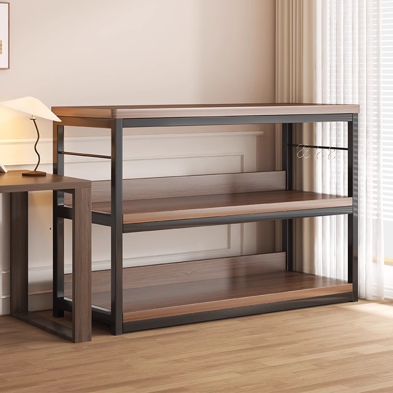 Estante de piso simple multicapa pequeño estante de biblioteca dormitorio junto al escritorio de la pared integrado estante de almacenamiento de oficina