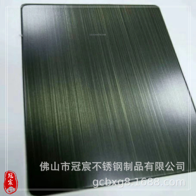 仿古铜不锈钢木纹门板 仿古做旧工程装饰板 彩色木纹板