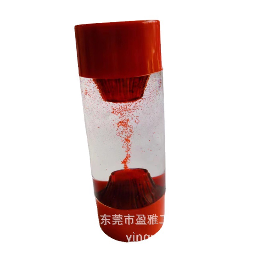 创意桌面解压发呆居家摆件亚克力滴漏沙漏工艺品液体油水漂浮物