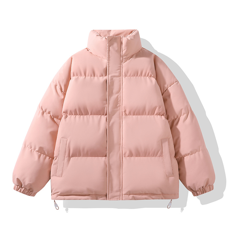 Padded Clothes For Men And Women Loose Stand-up Collar Padded Jacket Warm And Thickened Casual Padded Clothes Couple Jacket_viptrois.com