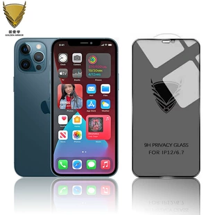 Применение антибликовой пленки Golden Anti-Sight для Apple 14promax. Полноэкранная двухсекундная защита от статического электричества.
