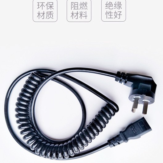 现货PVC弹簧线PUR弹簧线 弹簧线三芯和2芯弹簧线耐油耐寒阻燃