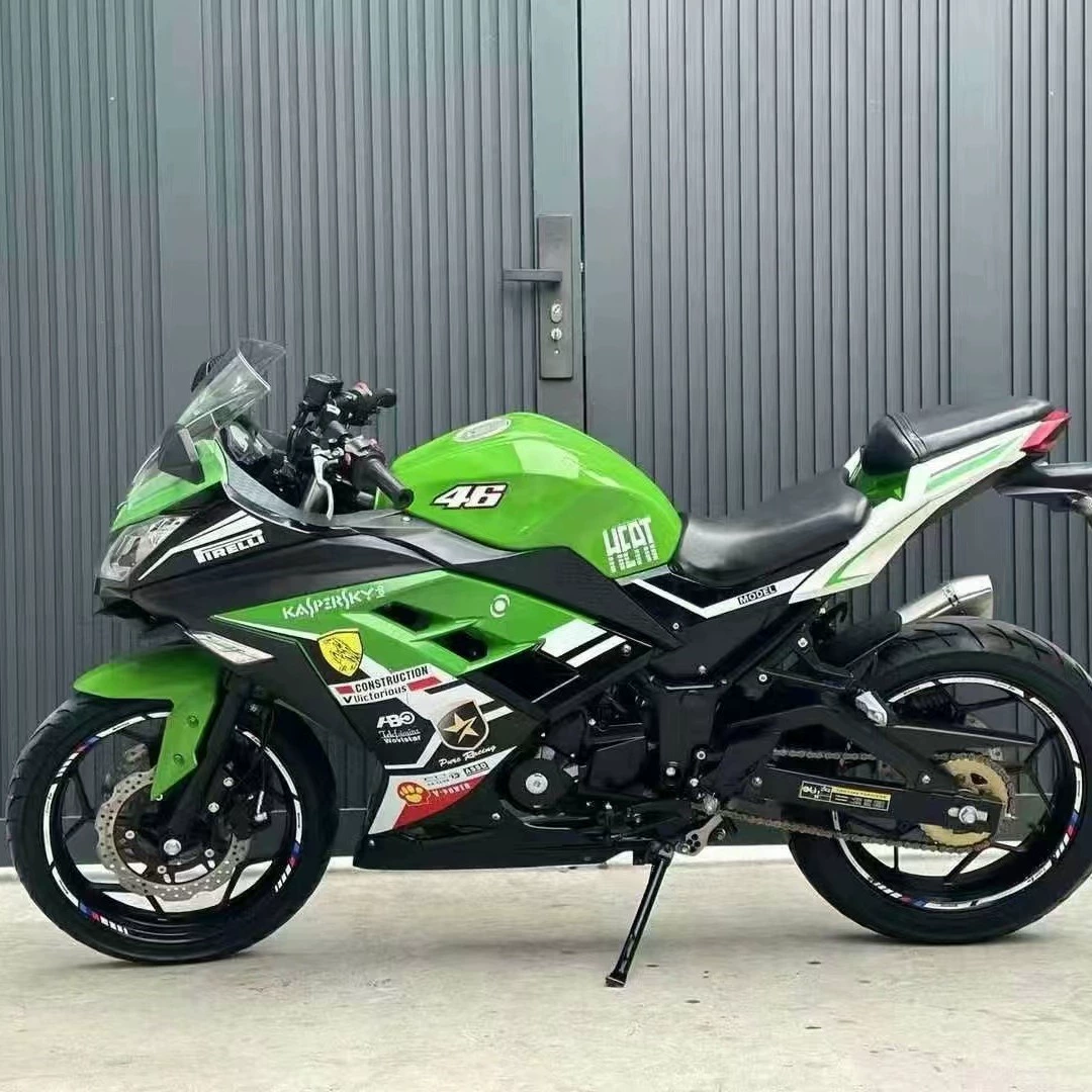 Полные документы, Kawasaki модель покраски маленький ниндзя, National IV электронный распылитель, почти новый автомобиль, мини топливно-эффективный и долговечный