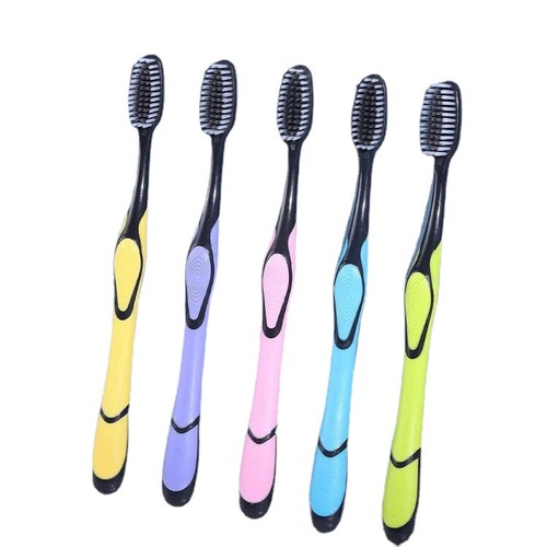 Bamboo charcoal toothbrush soft bristles adult household toothbrush wholesale bamboo charcoal toothbrush for men and women adult toothbrush manufacturer wholesale delivery