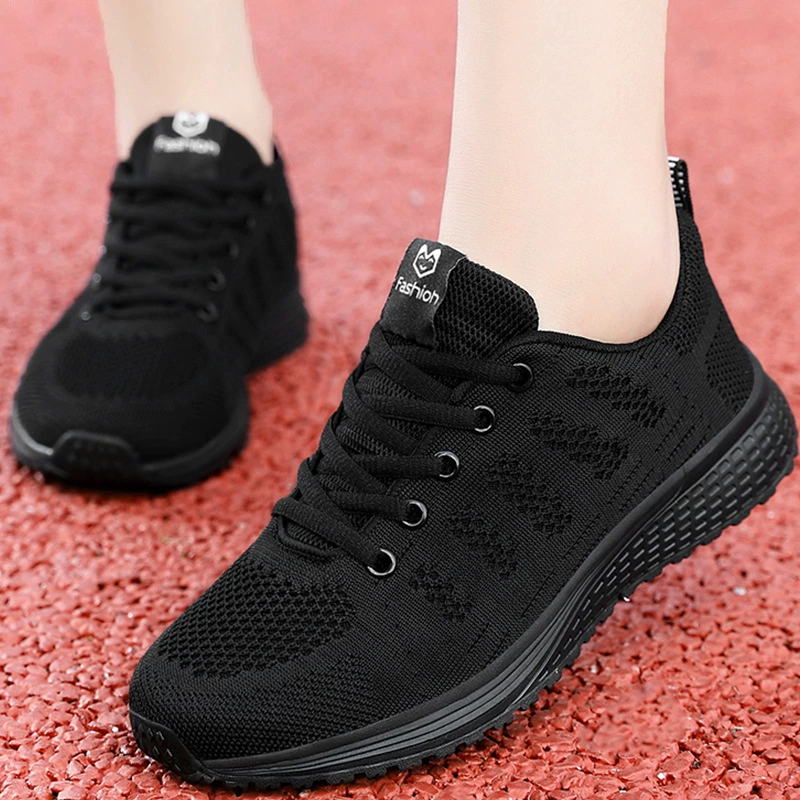 Летняя брендовая спортивная обувь для женщин, кроссовки, дышащая легкая дорожная обувь с сеткой для студентов, повседневная женская обувь на мягкой подошве