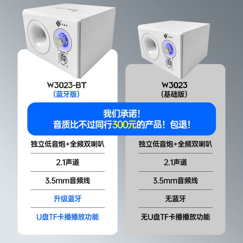 Subwoofer con sobrepeso de audio de computadora, reproductor activo envolvente de grado de cine doméstico de escritorio, fábrica de audio Bluetooth al por mayor