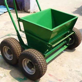 人造草坪充砂机厂家小型手推草坪填砂机 150型草地冲沙机 供应