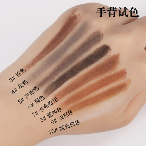 Good makeup machete hard core mist eyebrow pencil waterproof and sweatproof natural non-smudge non-fading makeup artist eyebrow pencil