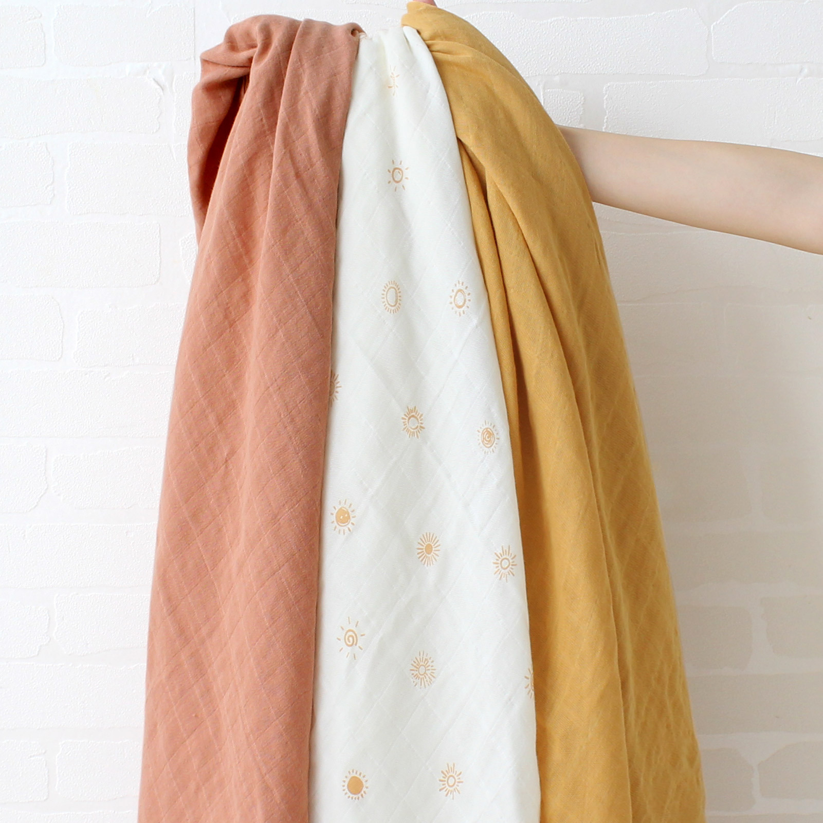 Title 4, Saf Pamuklu Çift Kat Gazlı Bebek Kundak Battani...