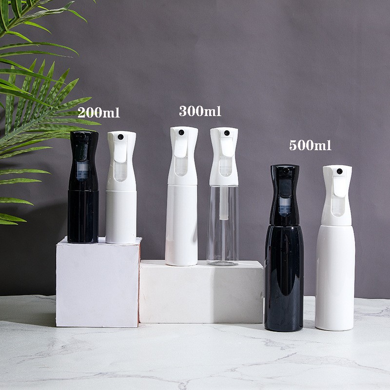 Botellas de Spray en Existencia de 200 ml y 300 ml, Color Degradado, Botella de Spray Continuo para Alcohol, Desinfección, Peluquería, Jardinería, Riego, Embalaje