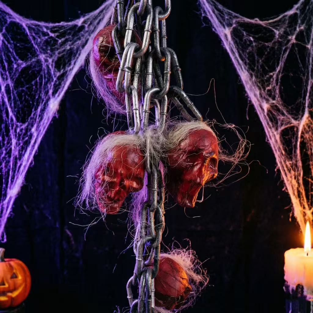Decoración de Halloween Cadáver Cadáver Cabezas de cabeza Casa embrujada Propositivos de terror Cámara de secretos Amazonas Blast Bar Propositivos de terror