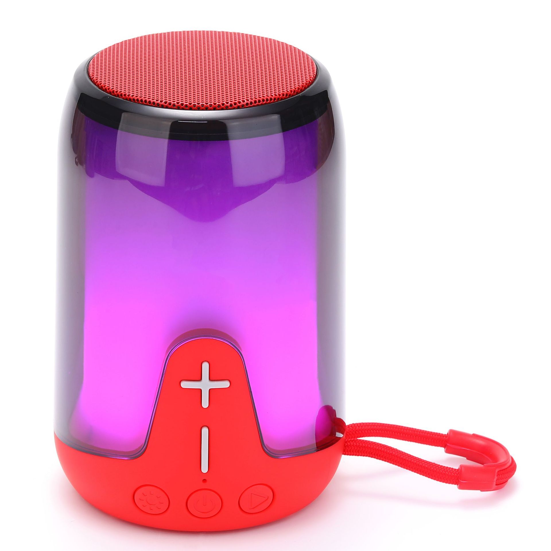 Transfronterizo comercio electrónico TG652 altavoz bluetooth pulsante efecto de luz transparente alta calidad de sonido bajo pesado RGB regalo de sonido bluetooth