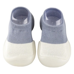 BIUBIU Korean autumn baby boys and girls color contrast soft bottom non-slip easy to fall off baby toddler shoes socks