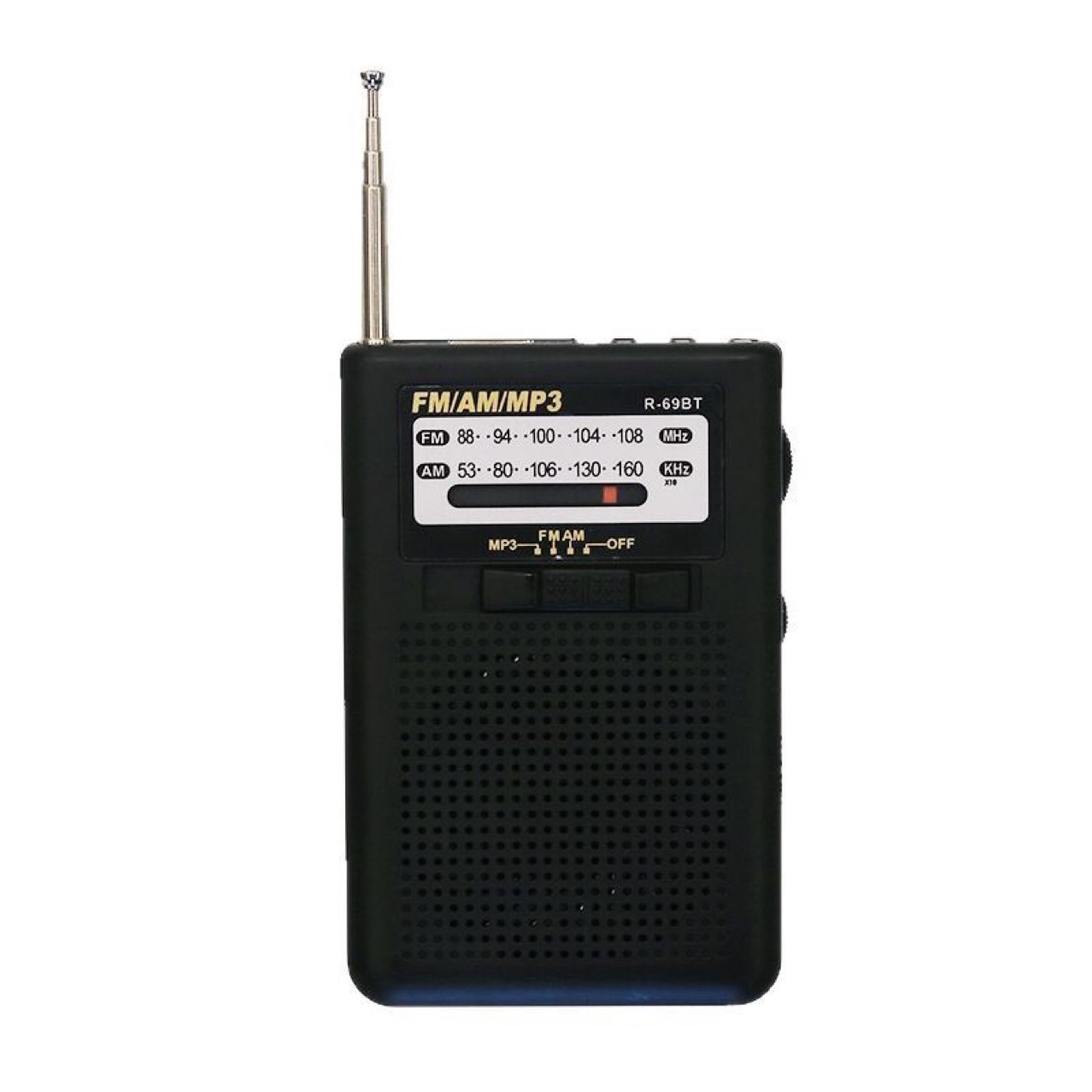 Nuevo retro 69BT mini radio tarjeta portátil viejo walkman MP3 pequeño reproductor de altavoces