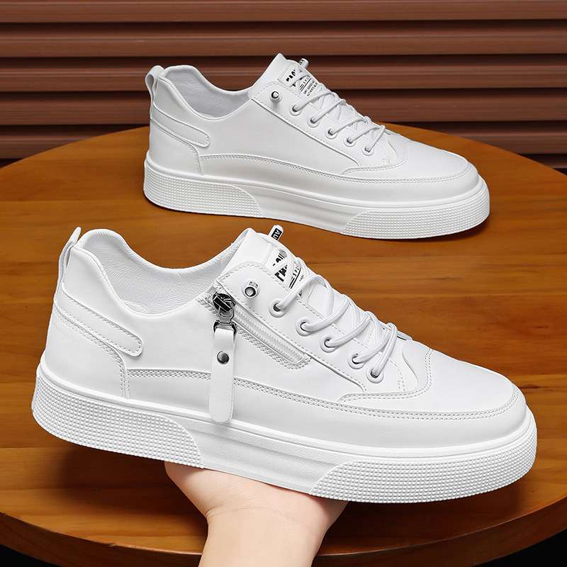plus size Men's Shoes 2025 Spring New Men's Shoes Running Sports White Shoes Men's Casual All-match Slip-on Board Shoes plus size Men's Shoes 2025 Spring New Men's Shoes Running Sports White Shoes Men's Casual All-match Slip-on Board Shoes