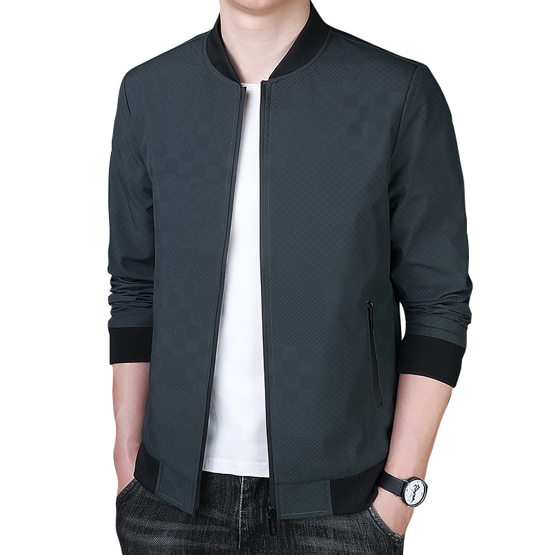 Men's Jacket Business Autumn Winter Casual Printed Plus Size_voghion.com